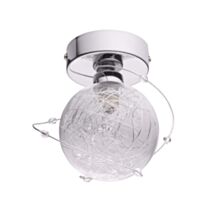 Applique Zylys G9 33W Métal chromé et verre