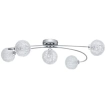 Plafonnier Caris chrome G9-eco 5 x 33W - EGLO