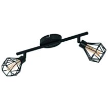 Spot Zapata en acier noir G9-LED 2 x 3W 3000K - EGLO