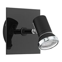 Spot LED Salle de Bain Tamara 1 Gu10 3,3W Noir