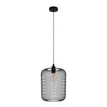 Suspension Wrington Acier Noir Ø300mm E27 1x60W - EGLO