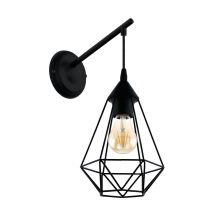 Applique murale Tarbes Noir ø 120mm E27 1 x 60 W - EGLO