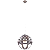 SUSPENSION WESTBURY ROUILLE ACIER