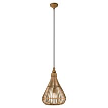 Suspension Amsfield bois marron  ø 35 cm E27 1 x 60W - EGLO