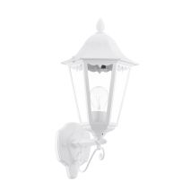 Applique ext NAVEDO blanc alu e27 60w