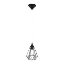 Suspension Tarbes noir ø 175 mm E27 1 x 60W - EGLO