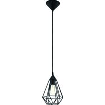 Suspension Tarbes noir ø 325 mm E27 1 x 60W - EGLO