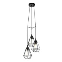 Suspension Tarbes en acier noir ∅17.5 cm - EGLO