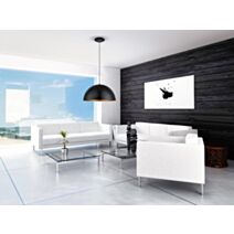 SUSPENSION GAETANO 1 NOIR CUIVRE E27 D53