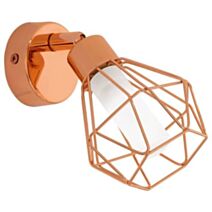 Spot Zapata en acier cuivre G9-LED 1 x 3W 3000K - EGLO