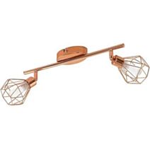 Spot Zapata en acier cuivre G9-LED 2 x 3W 3000K - EGLO
