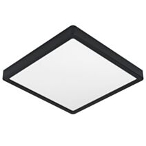 Plafonnier LED Fueva-Z Noir 28,5x28,5cm