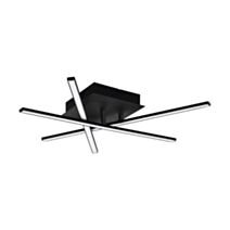 Plafonnier LED 3x3,5W 1500 lumens 3000K noir/blanc Lasana 3 - EGLO