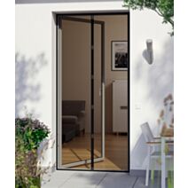 Rideau de porte Moustiquaire magnétique L0,95xH2,15m Noir