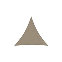 Voile d’ombrage triangle taupe 