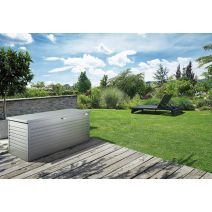 Coffre de jardin T160 gris quartz DIM EXT : L 60 x P79 x H 83 CM