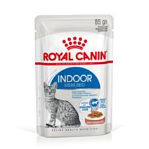 Pâtées Chat Indoor Sauce 12x85gr - ROYAL CANIN