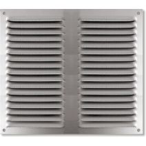 grille aluminium 200x200mm - avec moustiquaire - AUTOGYRE