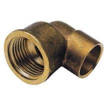 Coude laiton 90° Ø12  - mâle 15/21 PR