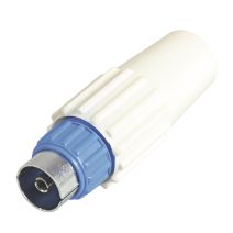 Fiche femelle coale réseau cablé 9.52mm - OPTEX
