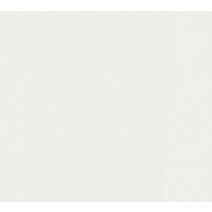 Papier Peint Vinyl Expansé Intissé Fil À Fil Blanc 5,3m² - AS CREATION