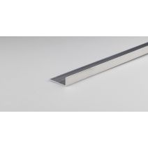 Cornière irr.alu naturel argent mm.40x10x1 - ARCANSAS