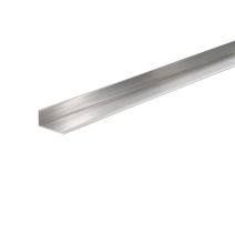 Cornière irr. alu anodisé chromé argent mm. 15x10x1 - ARCANSAS