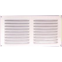 grille alu blanc 300x150mm - avec moustiquaire - AUTOGYRE