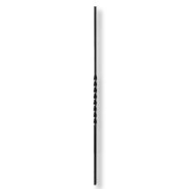 Barreau D11 acier noir 12x12-900mm