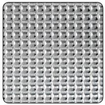Tôl.alu pointe diamant -1mx0m5