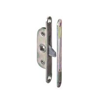 Loquet à encastrer + gache argente 220x70 haut 20