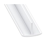 T PVC Blanc 25x18mm 2,60m - CQFD