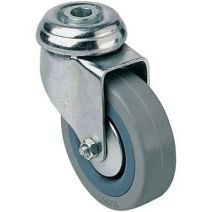 Roue de manutention à œil - Charge admissible 60kg.  Ø75mm - CIME