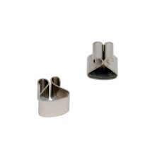 6 Pinces Sous-verre Acier 8mm