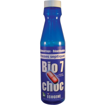 Suractivateur bactérien Bio7 choc fosse septiques 375 g - ECOGENE