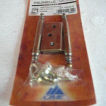 Lot de 2 paumelles rustiques aspect Vieux Bronze - CIME