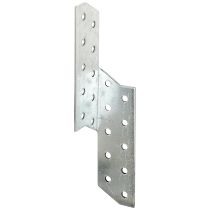 Équerre renvoyée 32x170x2mm Ø5mm 20 trous - ALBERTS