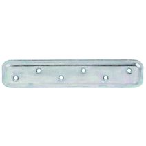 Platine d'assemblage emboutie 40x180x2mm Ø4,5mm 6 trous - ALBERTS