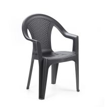 Fauteuil de jardin anthracite - IPAE PROGARDEN