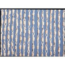 Rideau de porte midi torsade palme 90x200cm MOREL