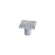 Bouton meuble Patna Métal Blanc 33x33x26mm - B BEAUTY