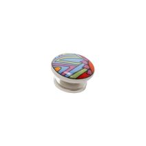 Bouton meuble Zen Céramique multicolore ø40mm h26mm - B BEAUTY