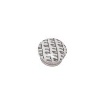 Bouton meuble Elle Céramique Noir ø40mm h26mm - B BEAUTY
