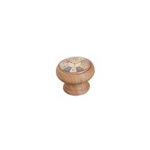 Bouton meuble Clock Bois multicolore ø40mm h29mm - B BEAUTY