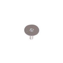 Bouton meuble Percing Métal Blanc ø30mm h27mm - B BEAUTY