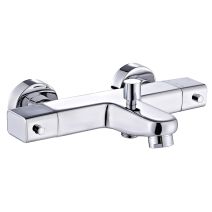 Mitigeur thermostatique bain/douche Alva chromé - INVENTIV