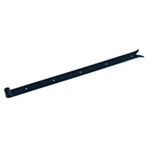 Penture bout queue de carpe Ø14mm 3,5x60cm noir - ALBERTS