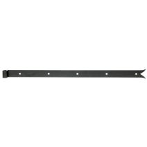 Penture bout queue de carpe Ø14mm 3,5x70cm noir - ALBERTS