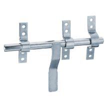 Verrou de box Vervelle + gâche attachée Ø14mm 1,6x8,3cm - ALBERTS