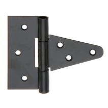 Penture anglaise large + goupille non rivetée Ø6mm 4x7,9cm noir - ALBERTS